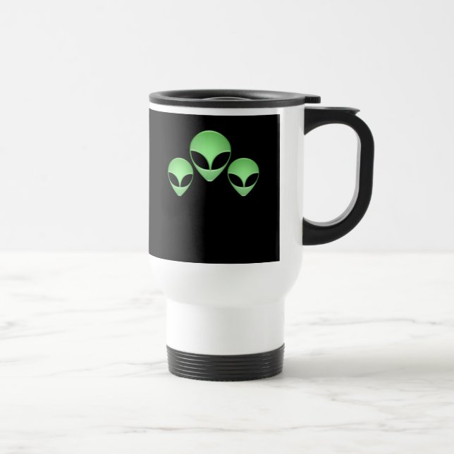 Alien Trio Plastic Travel Mug (Right)