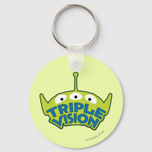 Alien Triple Vision Keychain