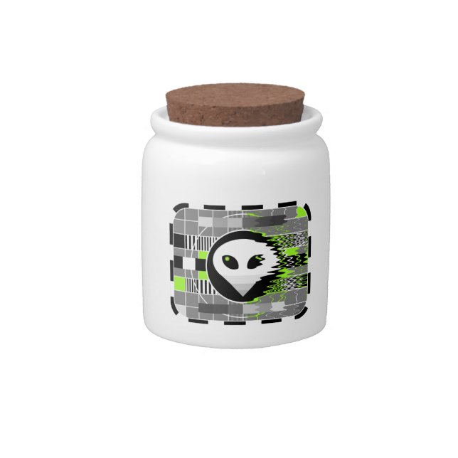 Alien TV candy jar (Front)