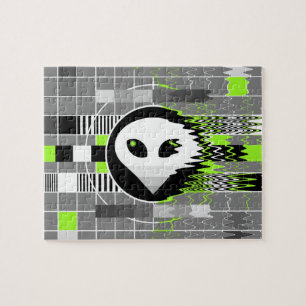Alien TV jigsaw puzzle