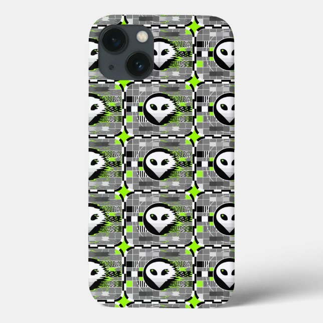 Alien TV Multi iPhone barely there case (Back)