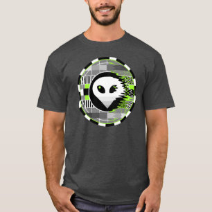 Alien TV Round t-shirt men's basic grey