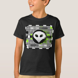 Alien TV t-shirt kid&#39;s basic black