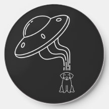Alien UFO Abducting A Dog Puppy 