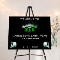 Alien UFO Abduction Space Birthday Party 