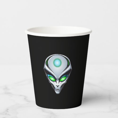 Alien UFO Abduction Space Birthday Party  Paper Cups