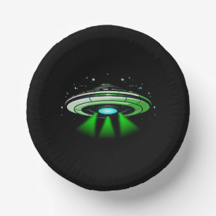 Alien UFO Abduction Spaceship Birthday Party  Paper Bowls