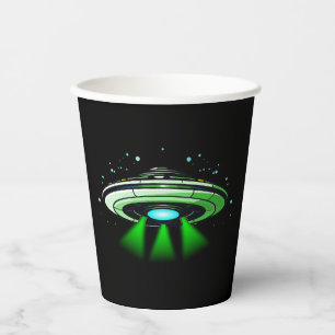 Alien UFO Abduction Spaceship Birthday Party  Paper Cups