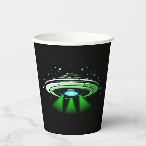 Alien UFO Abduction Spaceship Birthday Party  Paper Cups