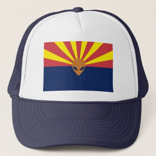 Alien UFO Arizona Trucker Hat