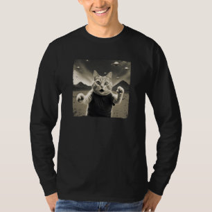 Alien UFO Cat T-Shirt