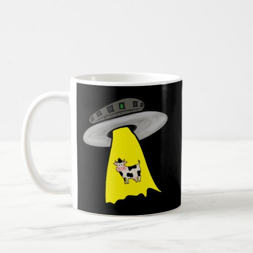 Alien Ufo Cow Abduction Animal Alien Coffee Mug