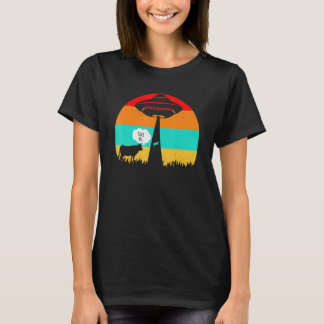 Alien Ufo Cow Abduction Take Me T-Shirt