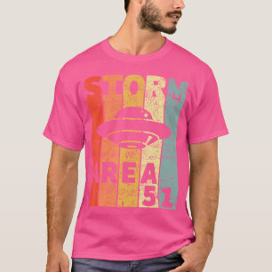 Alien Ufo Hunter Storm Area 51 Raid T-Shirt