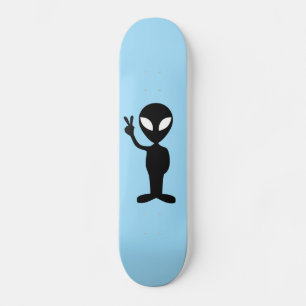Alien UFO Martian Skateboards Pink