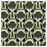 Alien UFO Metallic Pattern Fabric - Custom Sci-Fi