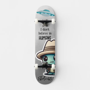 Alien UFO Skateboard