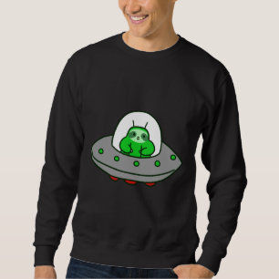 Alien Ufo Sloth Sweatshirt
