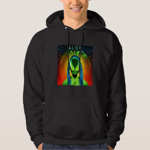 Alien UFO UAP 51 area grey out of this world creat Hoodie