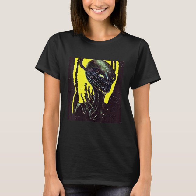 Alien UFO UAP 51 area grey out of this world creat T-Shirt (Front)