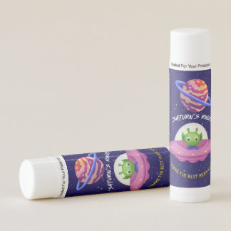alien , universe, ships and astronauts lip balm