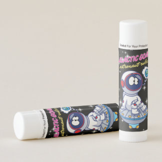 alien , universe, ships and astronauts lip balm
