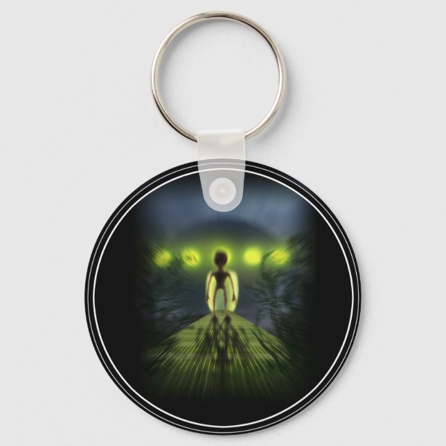 Alien Visitor Keychain (Front)