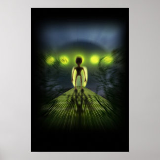 Alien Visitor Poster
