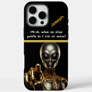 Alien Visitor Reveals Area 51 Secrets iPhone 16 Pro Max Case