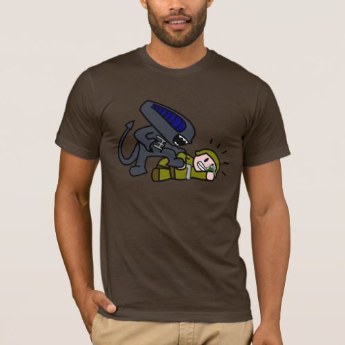 Alien vs Soldier T_Shirt