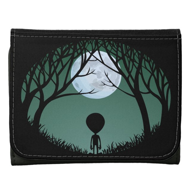 Alien Wallet Extraterristrial Wallets Alien Gifts (Front)