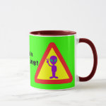 Alien Warning Mug