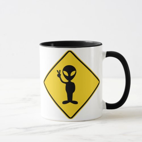 Alien Warning Mug
