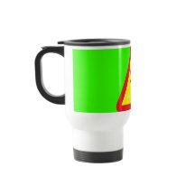 Alien Warning Purple Alien Caution Sign