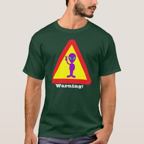 Alien Warning T_Shirt