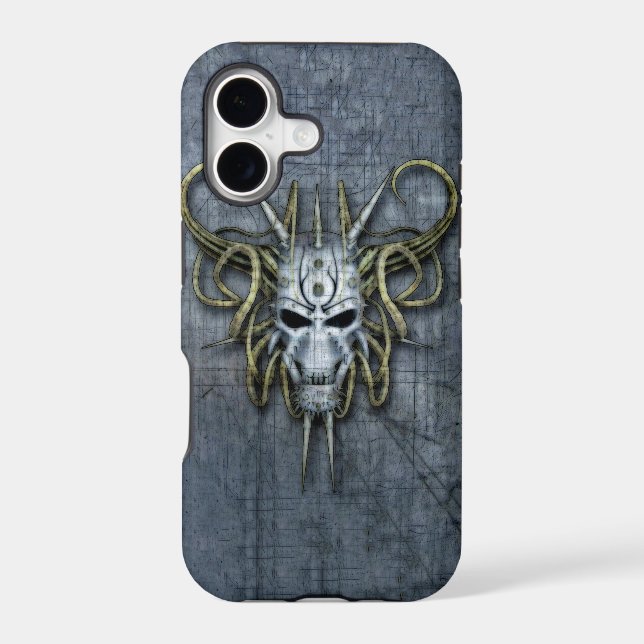Alien Warrior Mask Iphone Case (Back)