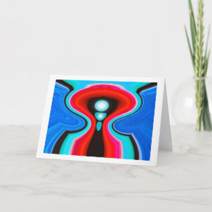 Alien welcome holiday card