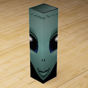 Alien Wine Box Custom Extraterrestrial Wine Box