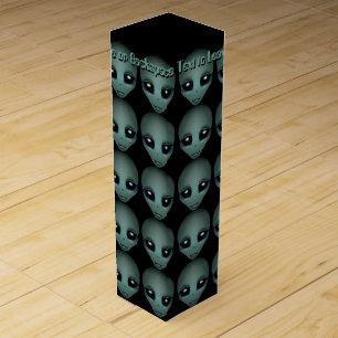 Alien Wine Box Custom Extraterrestrial Wine Box