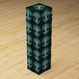 Alien Wine Box Custom Extraterrestrial Wine Box