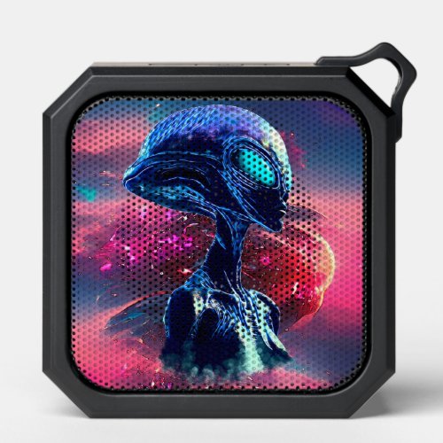 Alien Wisdom Psychedelic Scifi Art Bluetooth Speaker