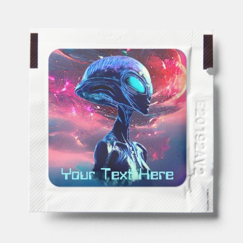 Alien Wisdom Psychedelic Scifi Art Hand Sanitizer Packet