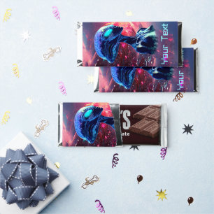 Alien Wisdom Psychedelic Scifi Art Hershey Bar Favors
