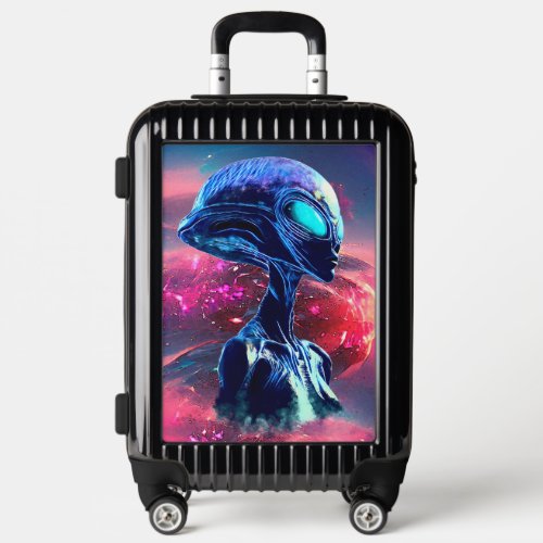 Alien Wisdom Psychedelic Scifi Art Luggage