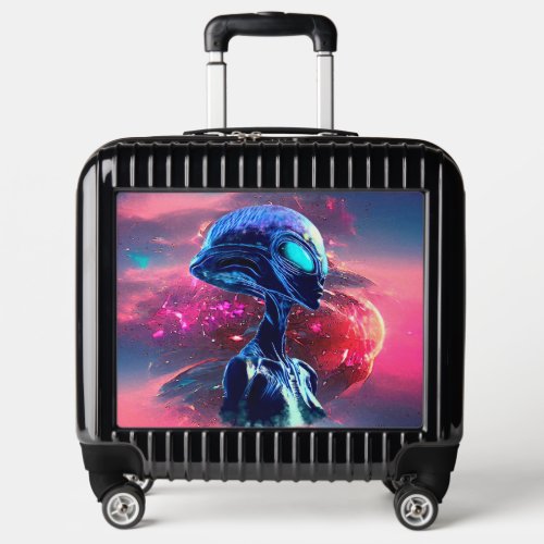Alien Wisdom Psychedelic Scifi Art Luggage