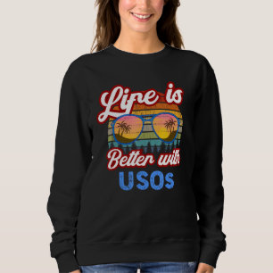 Alien   With USOs  Summer Saying Sweatshirt