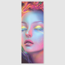 Alien Woman with Cosmic Hair