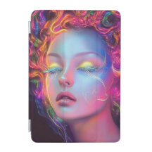 Alien Woman with Cosmic Hair