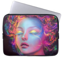Alien Woman with Cosmic Hair 