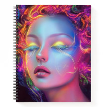 Alien Woman with Cosmic Hair